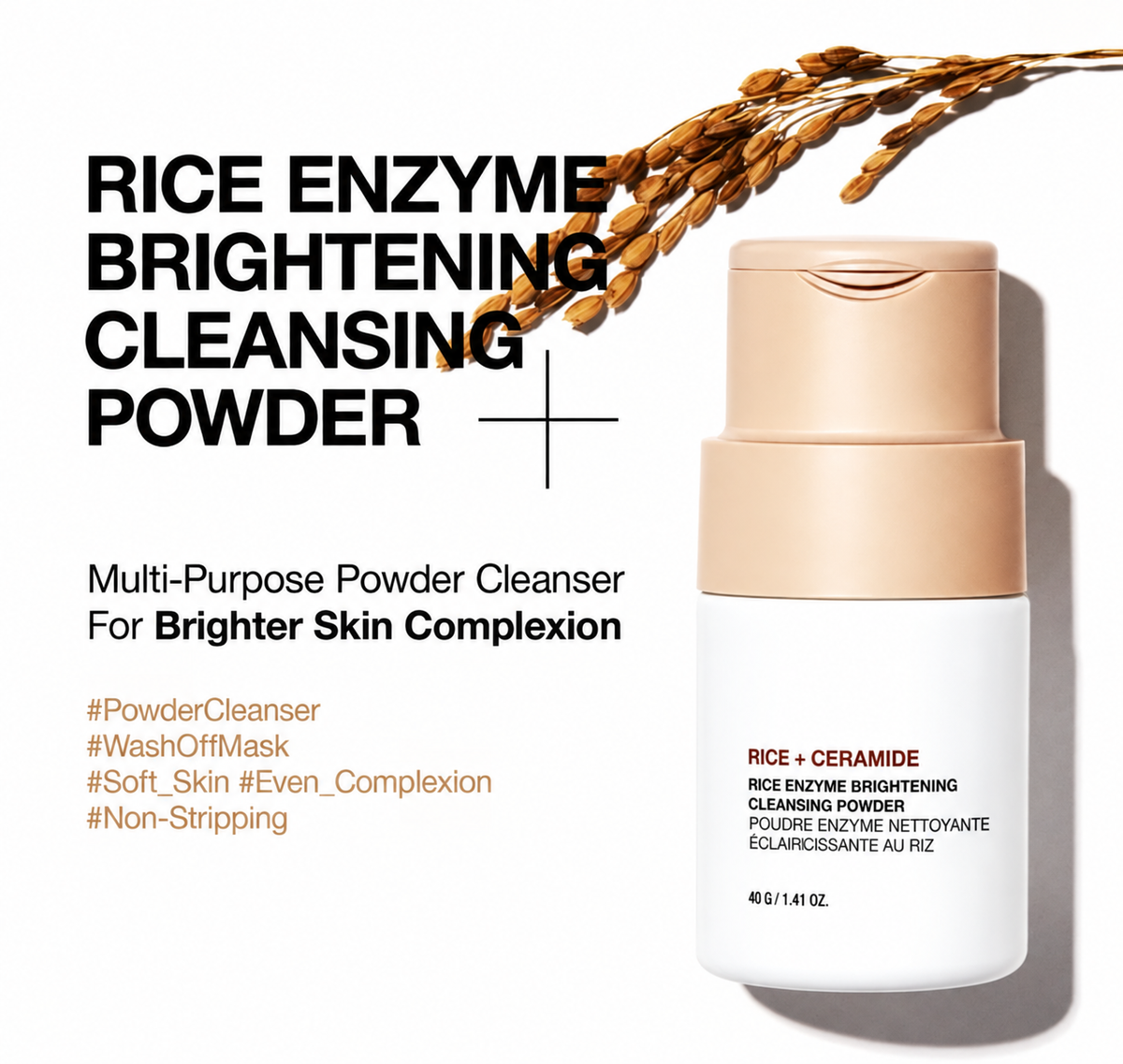 Rice Enzyme Powder Cleanser